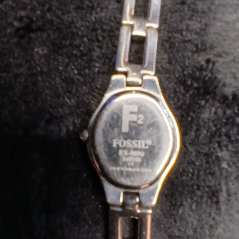 Bundle Of Fossil 2 Silver Watches with Blue Dial Es9090 Es9021 - Picture 6 of 14